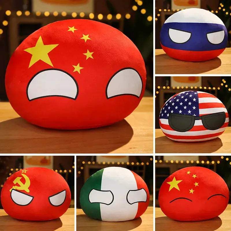 Countryball Plush Hand Warmer Pillow For Cozy Home Decor - ToylandEU