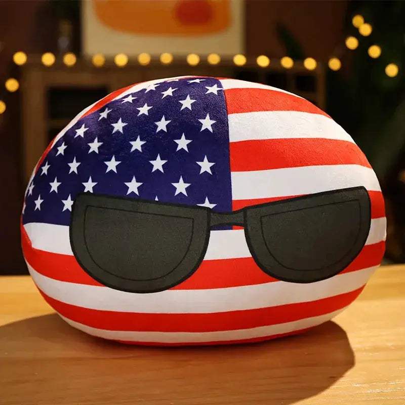 Countryball Plush Hand Warmer Pillow For Cozy Home Decor - ToylandEU