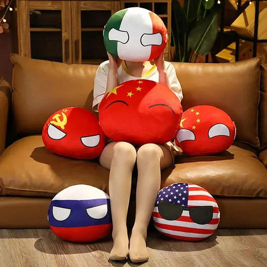  Countryball Plush Hand Warmer Pillow Ultra Soft Decor -  ToylandEU™