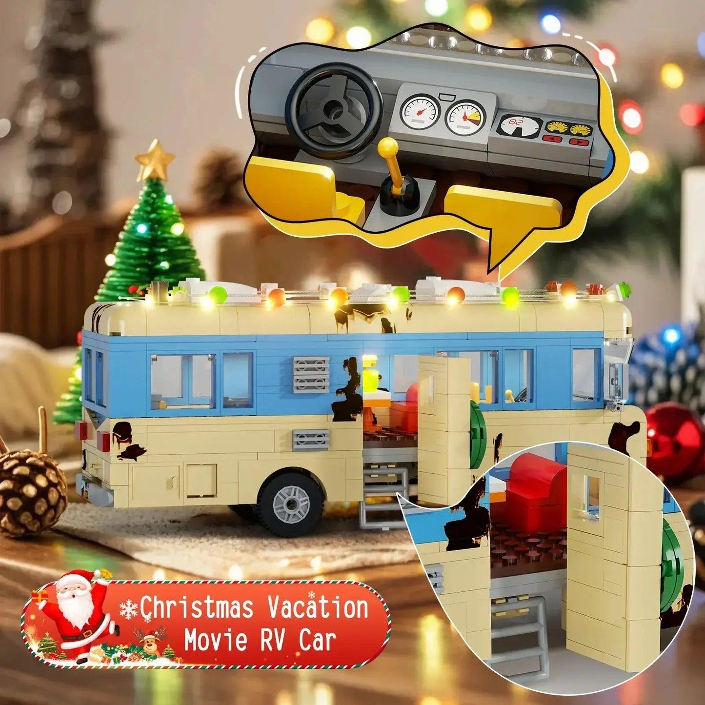  Cousin Eddie RV Building Block Set 576 Christmas Vacation -  ToylandEU™
