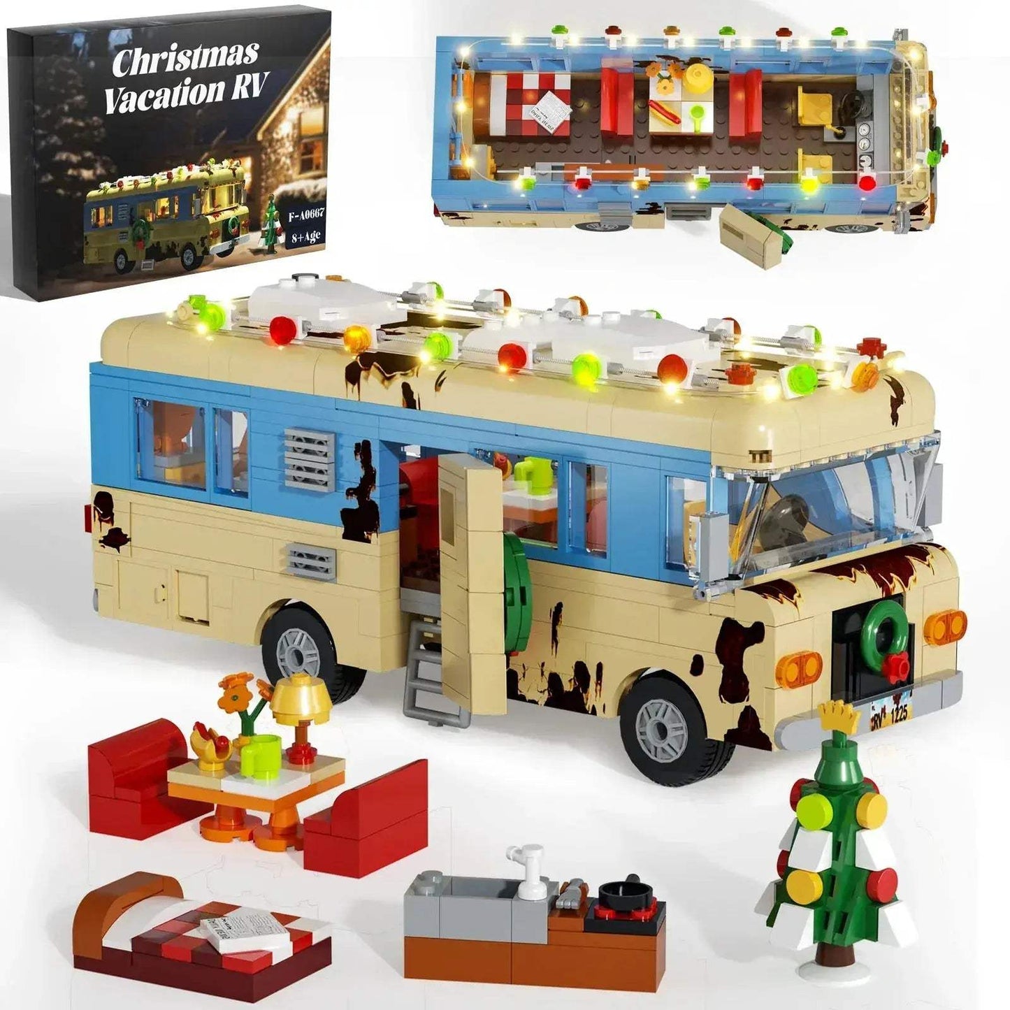 Cousin Eddie RV Building Block Set For Christmas Vacation Fans - ToylandEU