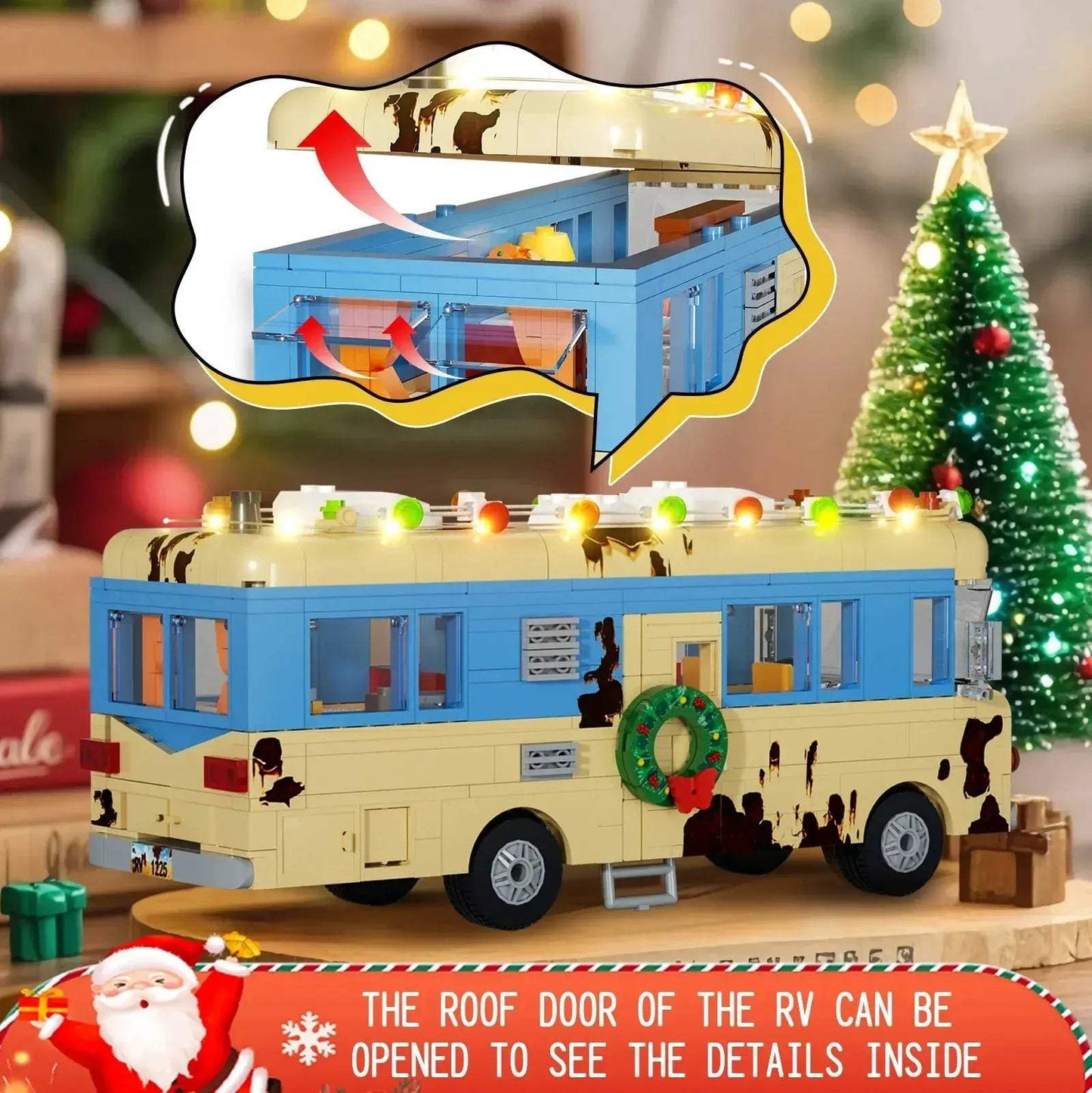 Cousin Eddie RV Building Block Set For Christmas Vacation Fans - ToylandEU