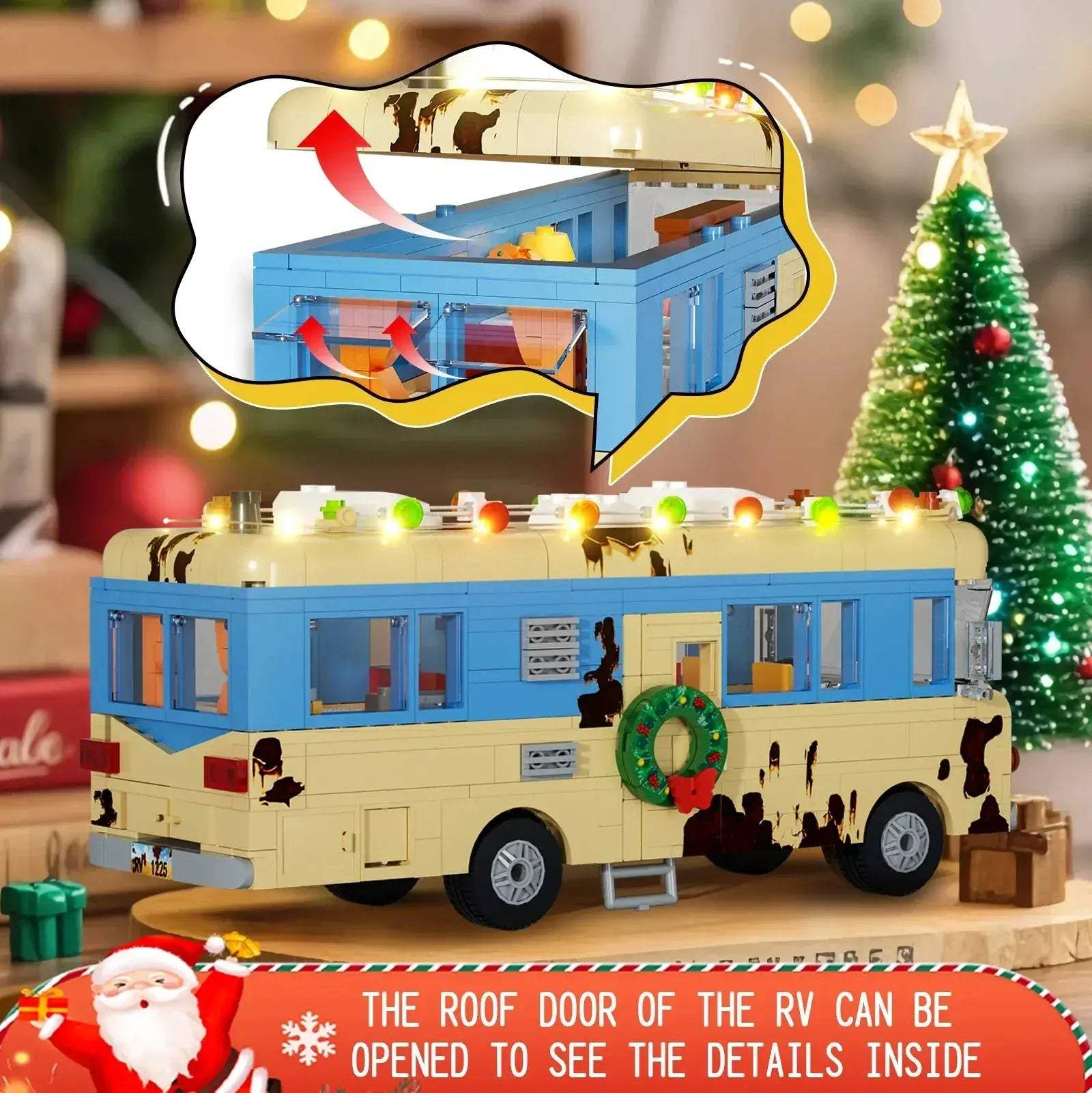 Cousin Eddie RV Building Block Set For Christmas Vacation Fans - ToylandEU