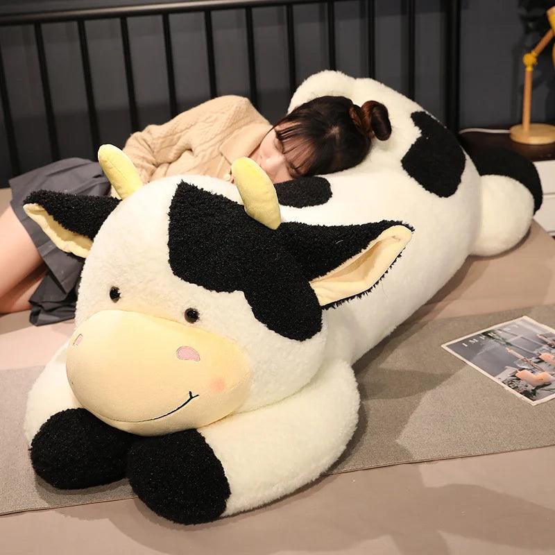  Cow Plush Pillow Baby Sleep Comfort Plush Toy 