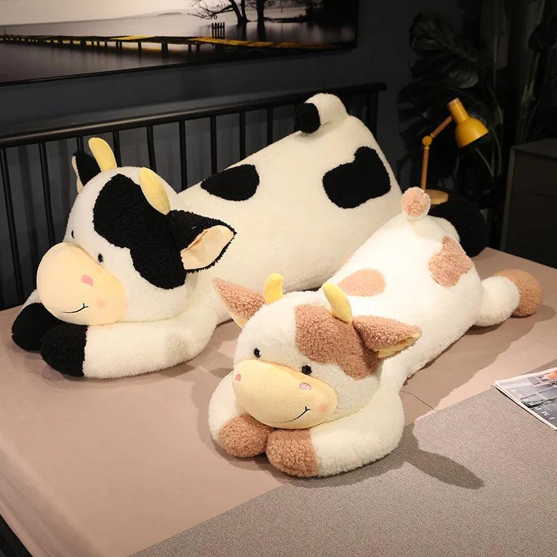  Cow Plush Pillow Baby Sleep Comfort Plush Toy 