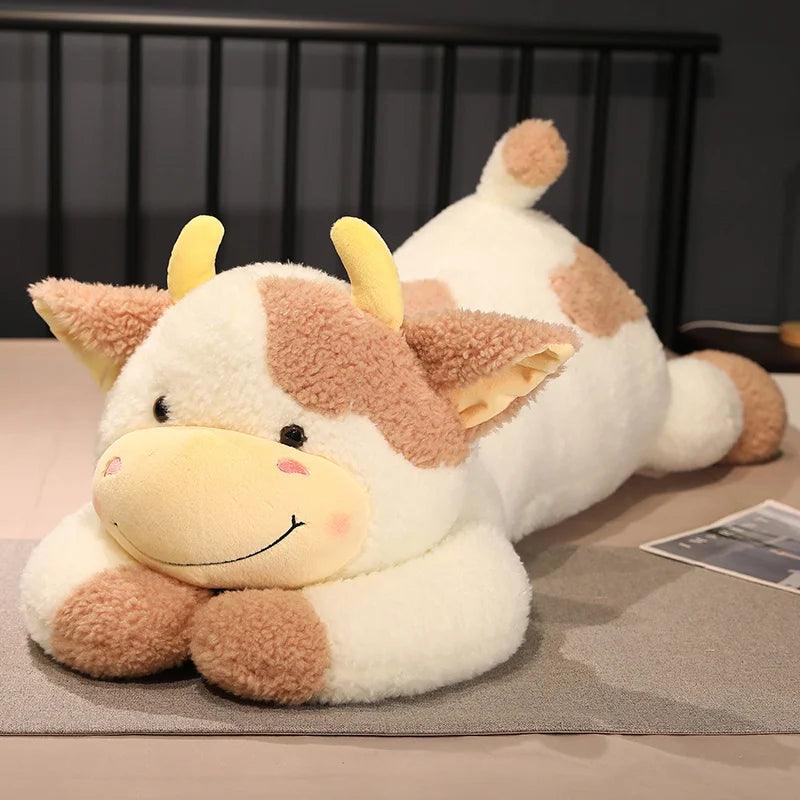 Cow Plush Pillow Baby Sleep Comfort Plush Toy 