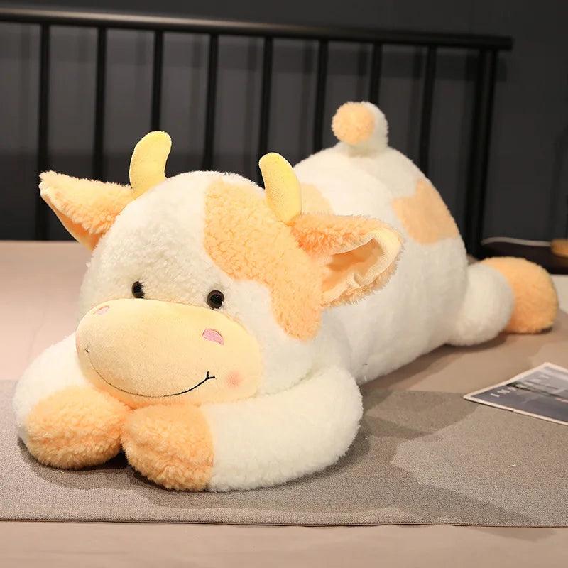  Cow Plush Pillow Baby Sleep Comfort Plush Toy 