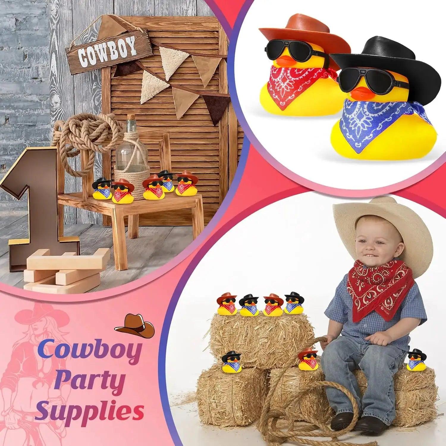  Cowboy Rubber Duck Set 24 Bulk Bath Toys For Summer -  ToylandEU™