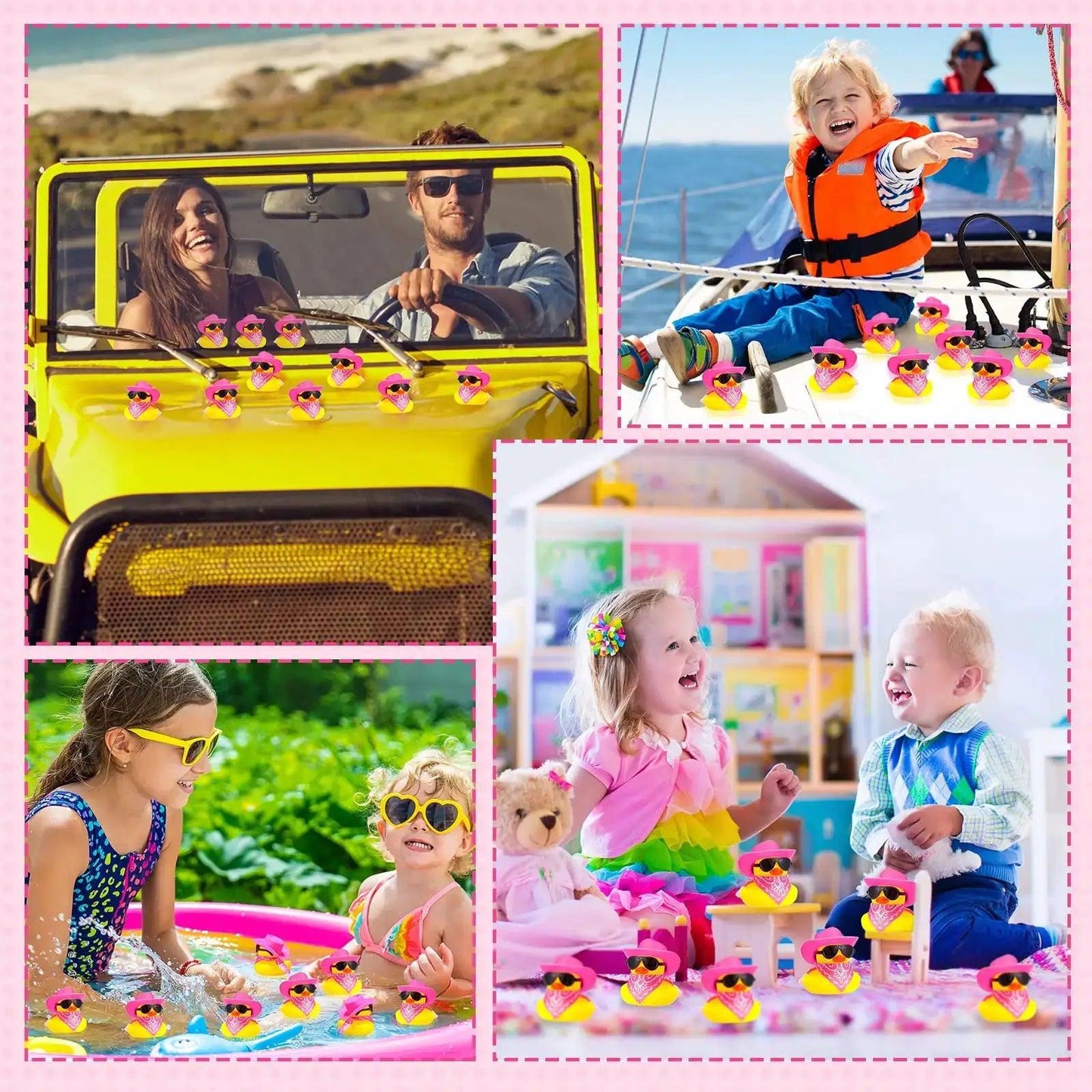  Cowboy Rubber Duck Set 24 Bulk Bath Toys For Summer -  ToylandEU™