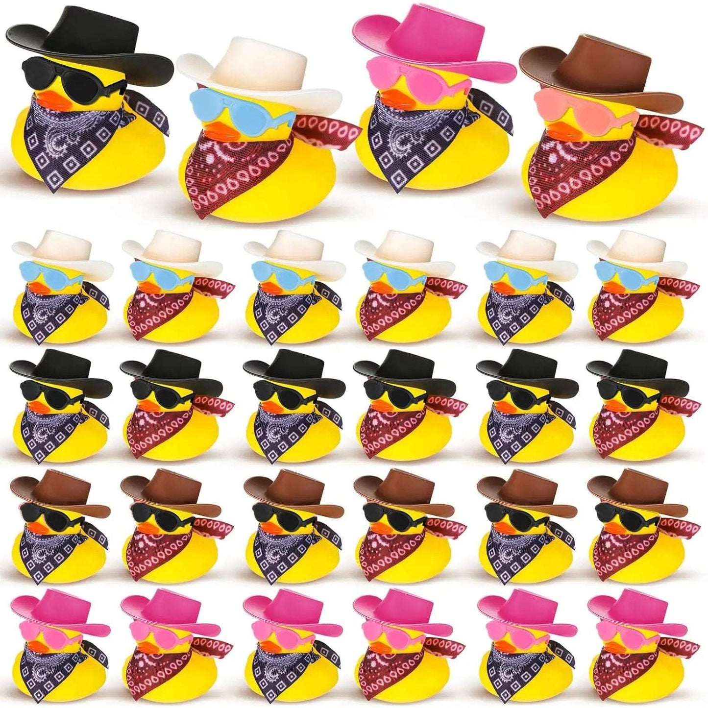  Cowboy Rubber Duck Set 24 Bulk Bath Toys For Summer -  ToylandEU™