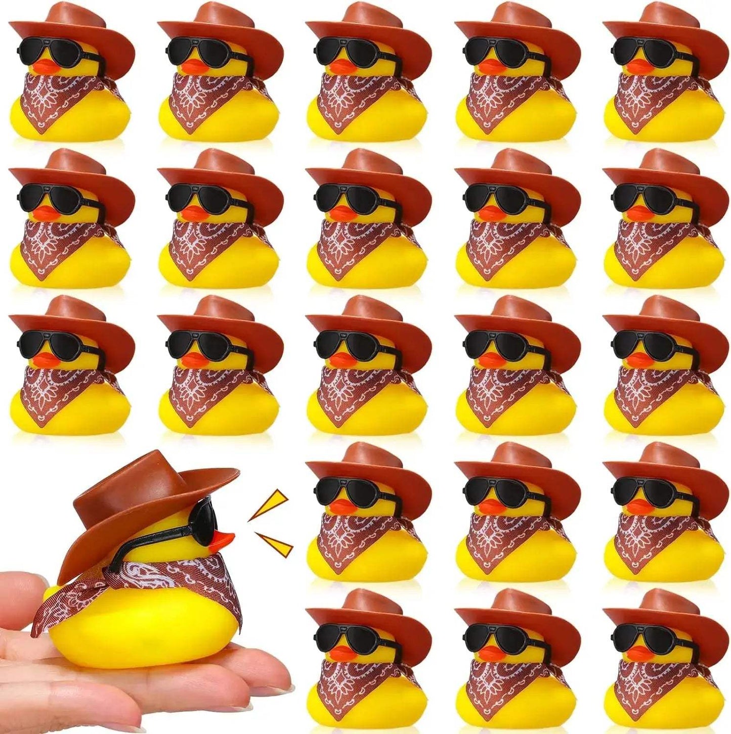  Cowboy Rubber Duck Set 24 Bulk Bath Toys For Summer -  ToylandEU™