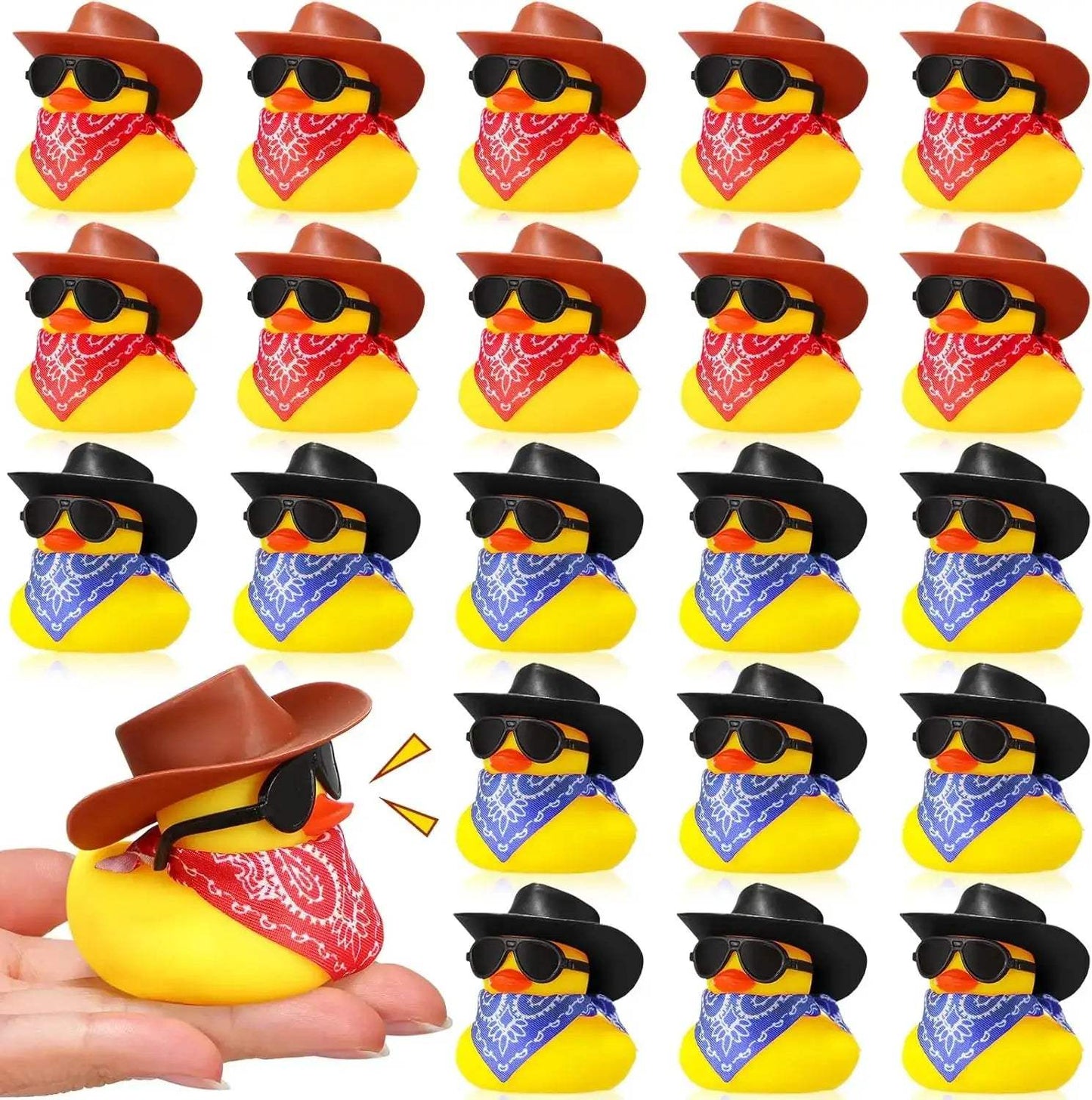  Cowboy Rubber Duck Set 24 Bulk Bath Toys For Summer -  ToylandEU™