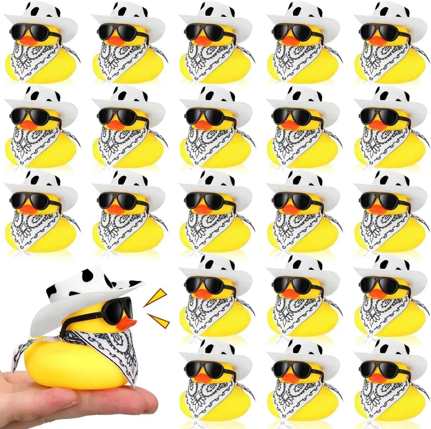  Cowboy Rubber Duck Set 24 Bulk Bath Toys For Summer -  ToylandEU™