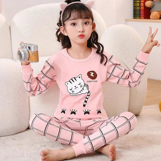  Cozy 100 Percent Cotton Girls Pajama Set Toyland EU -  ToylandEU™