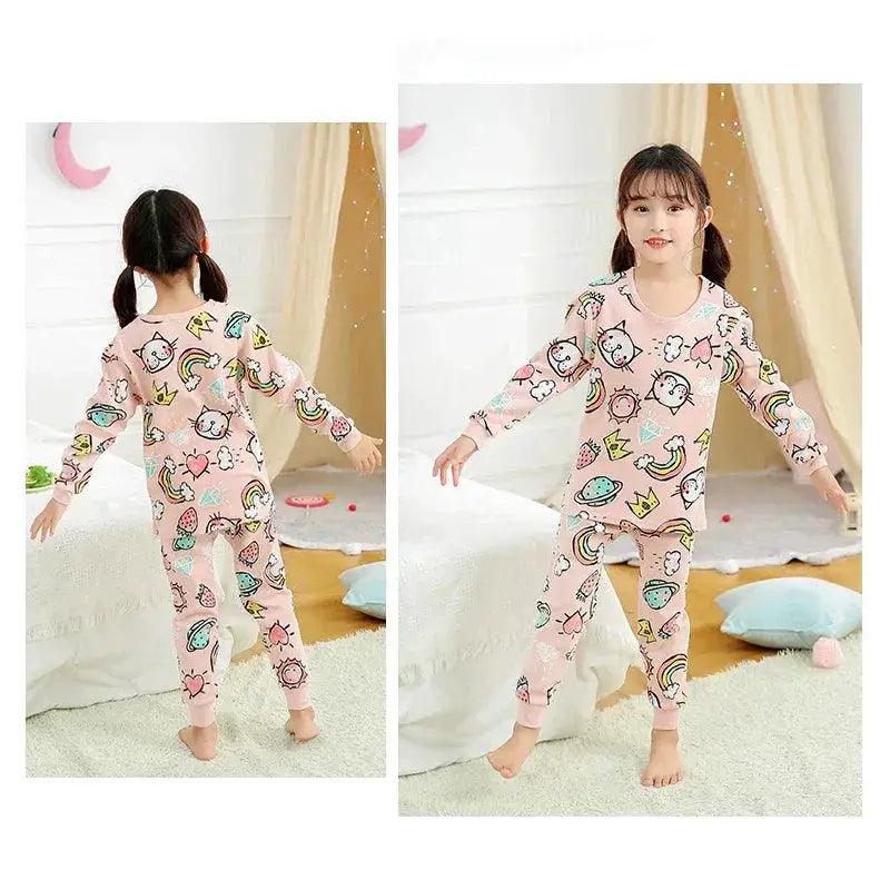  Cozy 100 Percent Cotton Girls Pajama Set Toyland EU -  ToylandEU™