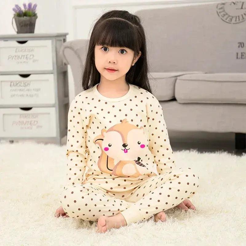  Cozy 100 Percent Cotton Girls Pajama Set Toyland EU -  ToylandEU™