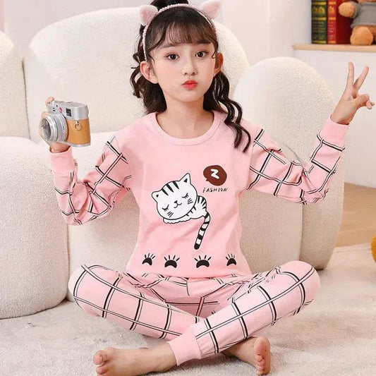  Cozy 100 Percent Cotton Girls Pajama Set Toyland EU -  ToylandEU™