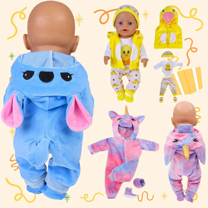 Cozy 18 Inch Doll Clothes Set With Jumpsuit And Shoes - ToylandEU