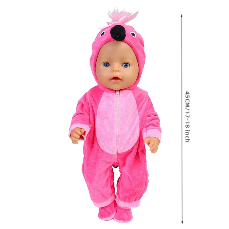 Cozy 18 Inch Doll Clothes Set With Jumpsuit And Shoes - ToylandEU