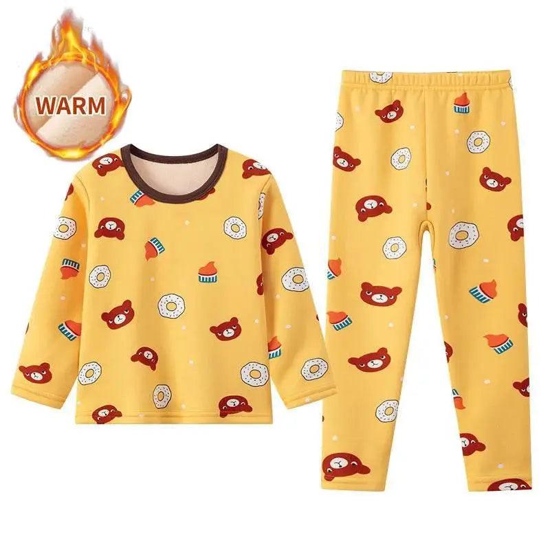  Cozy 2 Piece Kids Pajama Set Velvet Lined Toyland EU -  ToylandEU™