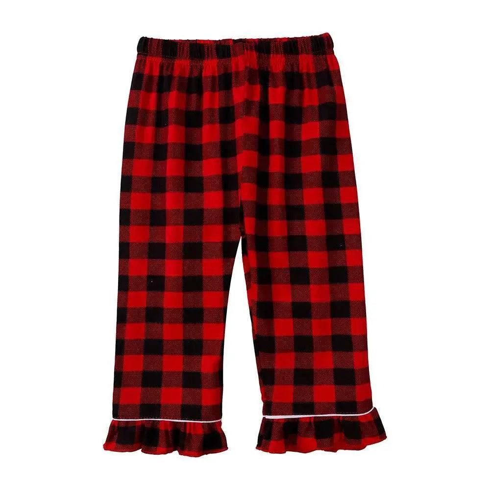  Cozy 7-13 Kids Pajama Set Velvet Xmas Print Toyland EU -  ToylandEU™