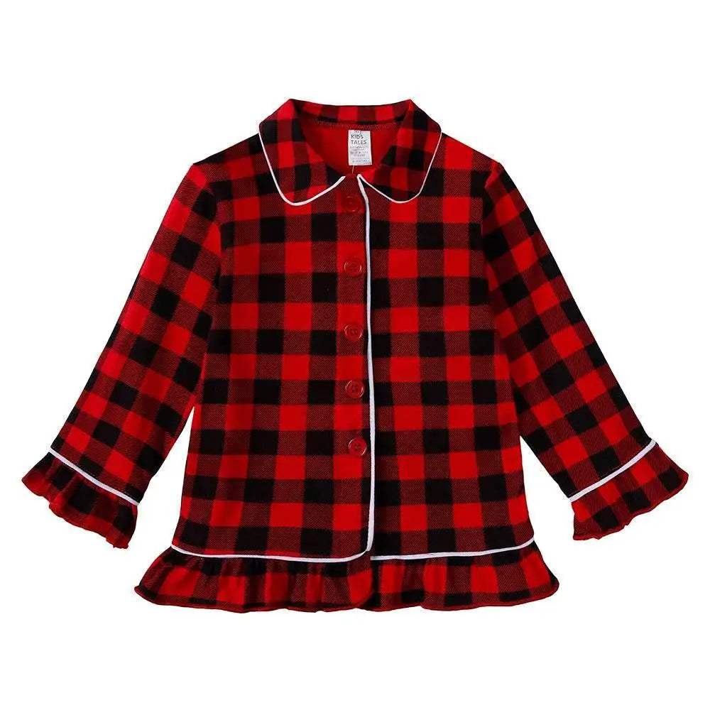  Cozy 7-13 Kids Pajama Set Velvet Xmas Print Toyland EU -  ToylandEU™