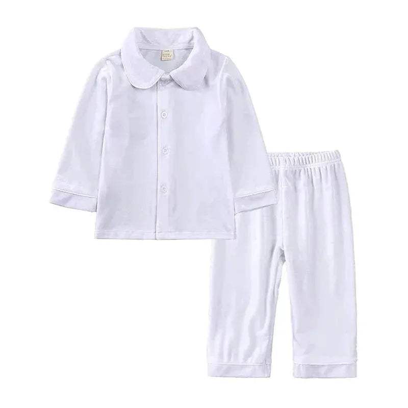  Cozy 7-13 Kids Pajama Set Velvet Xmas Print Toyland EU -  ToylandEU™