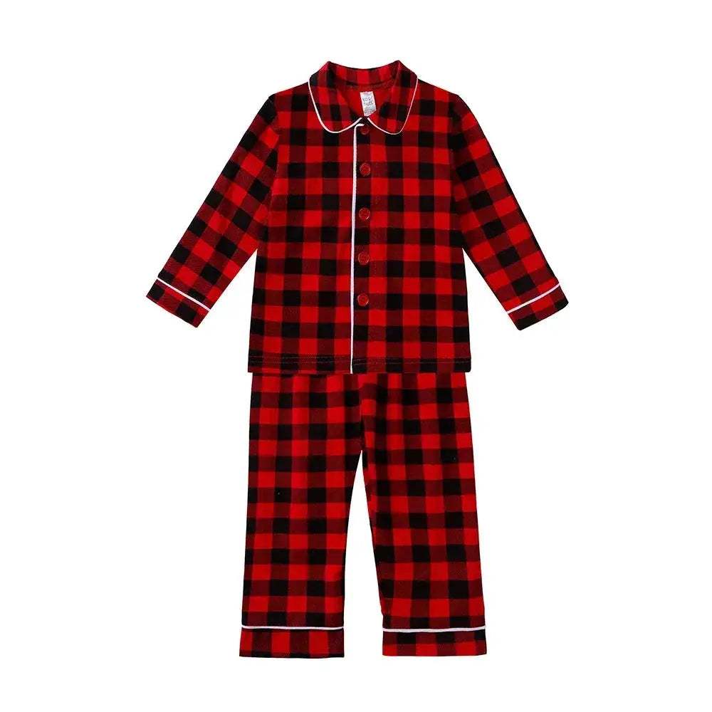  Cozy 7-13 Kids Pajama Set Velvet Xmas Print Toyland EU -  ToylandEU™