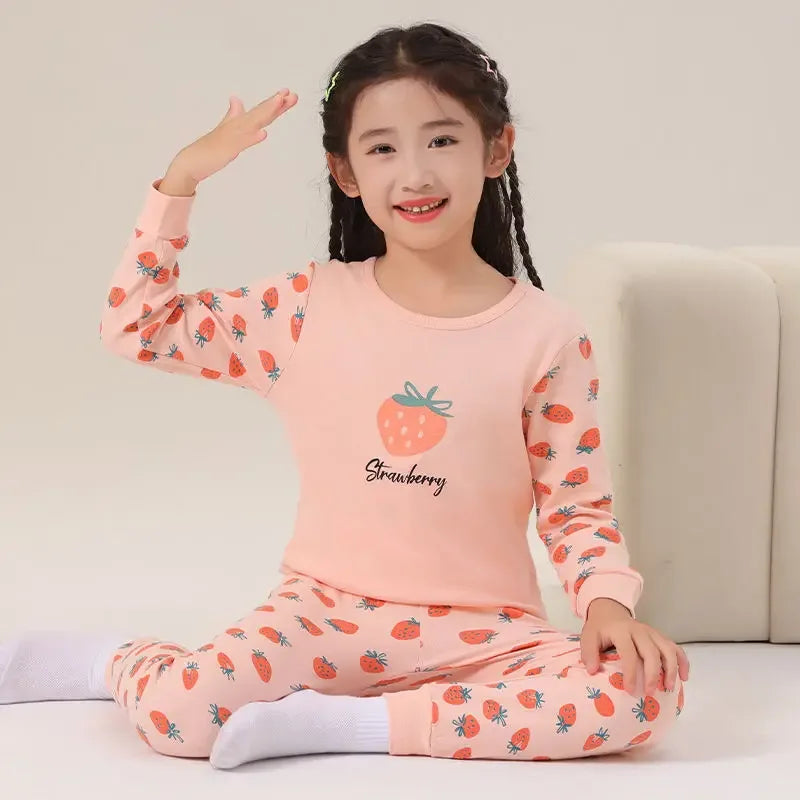 Cozy Autumn Winter Cotton Pajamas Sets For Kids Homewear - ToylandEU
