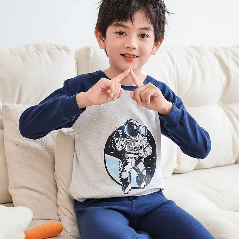 Cozy Autumn Winter Cotton Pajamas Sets For Kids Homewear - ToylandEU