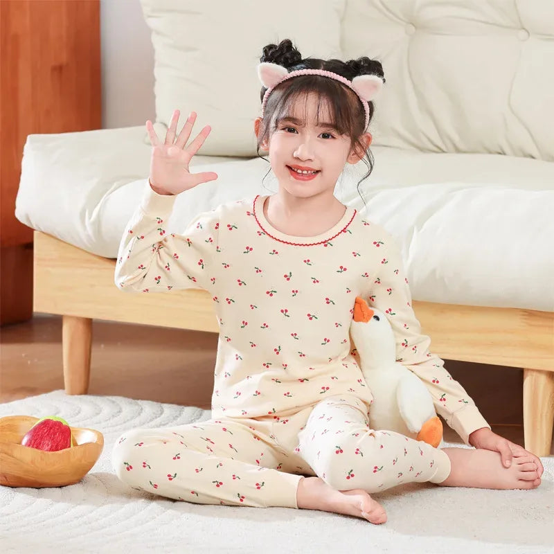 Cozy Autumn Winter Cotton Pajamas Sets For Kids Homewear - ToylandEU