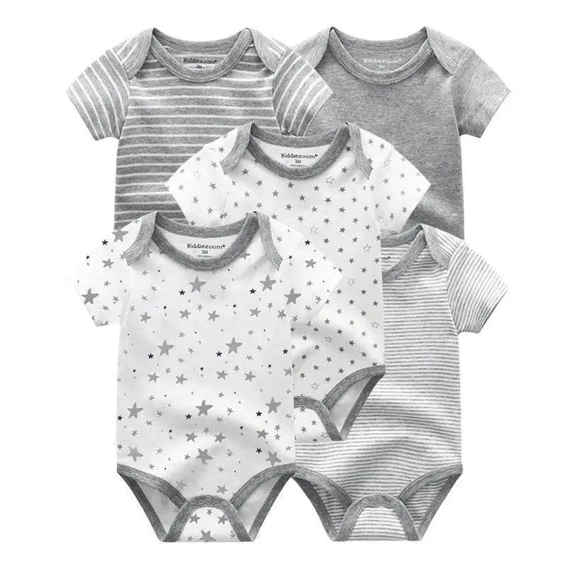  Cozy Baby Bodysuits Five Pack Cartoon Print Toyland EU -  ToylandEU™