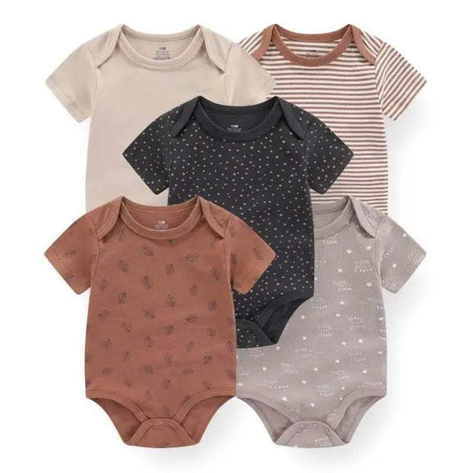  Cozy Baby Bodysuits Five Pack Cartoon Print Toyland EU -  ToylandEU™