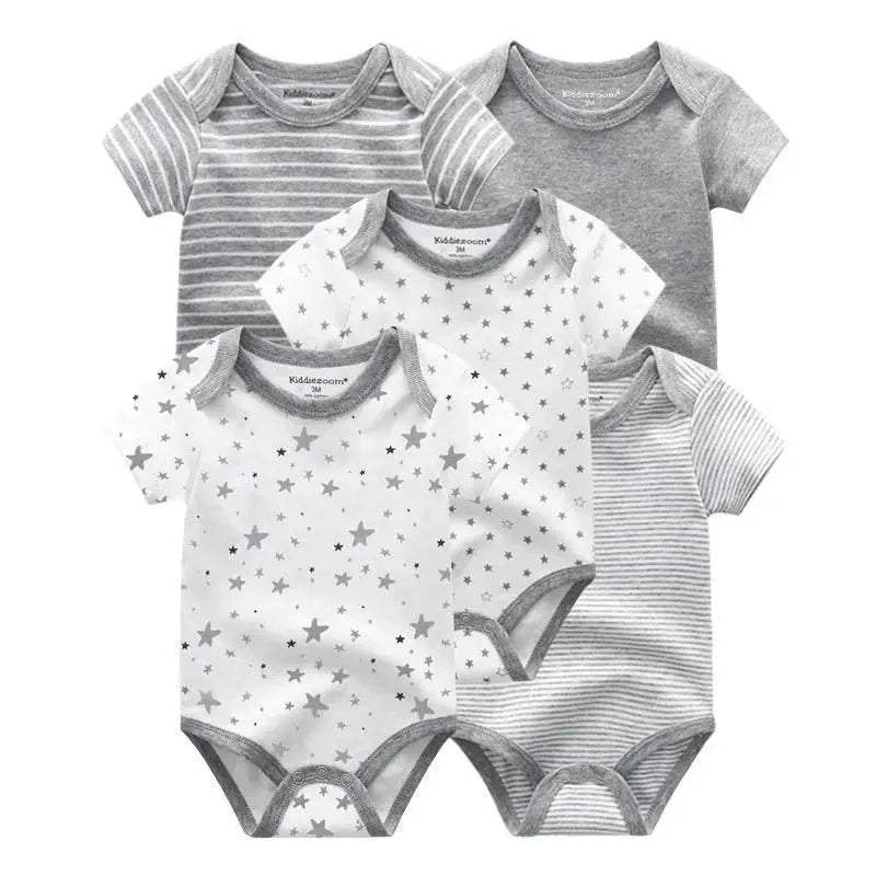  Cozy Baby Bodysuits Five Pack Cartoon Print Toyland EU -  ToylandEU™