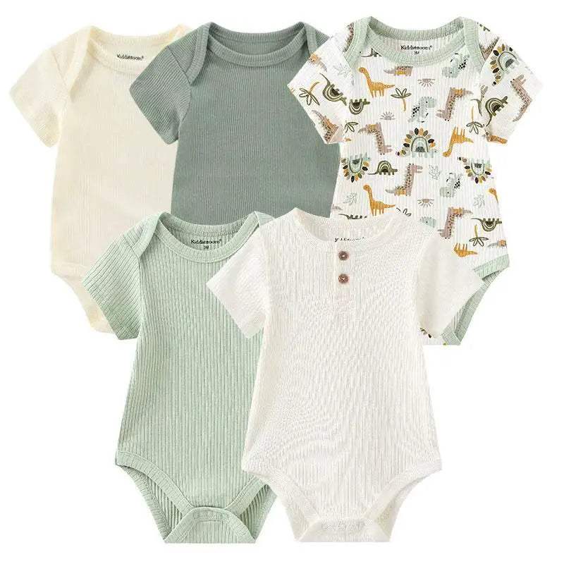  Cozy Baby Bodysuits Five Pack Cartoon Print Toyland EU -  ToylandEU™