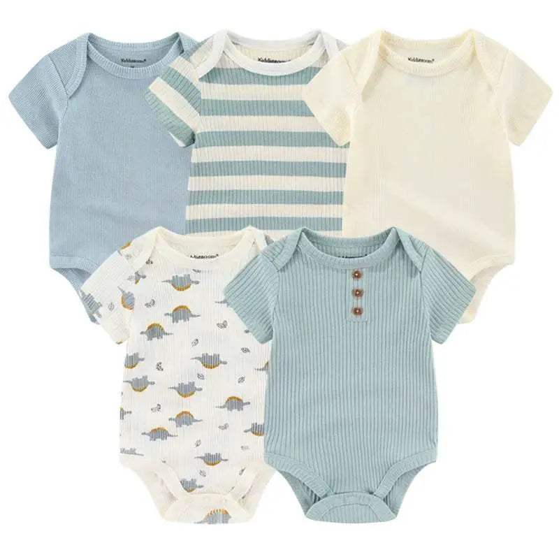  Cozy Baby Bodysuits Five Pack Cartoon Print Toyland EU -  ToylandEU™