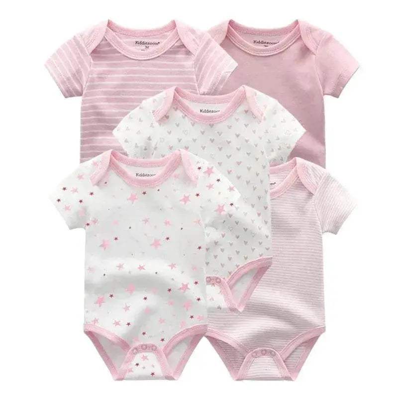  Cozy Baby Bodysuits Five Pack Cartoon Print Toyland EU -  ToylandEU™