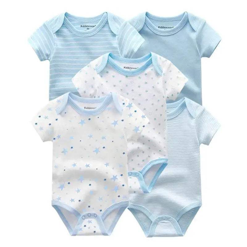  Cozy Baby Bodysuits Five Pack Cartoon Print Toyland EU -  ToylandEU™