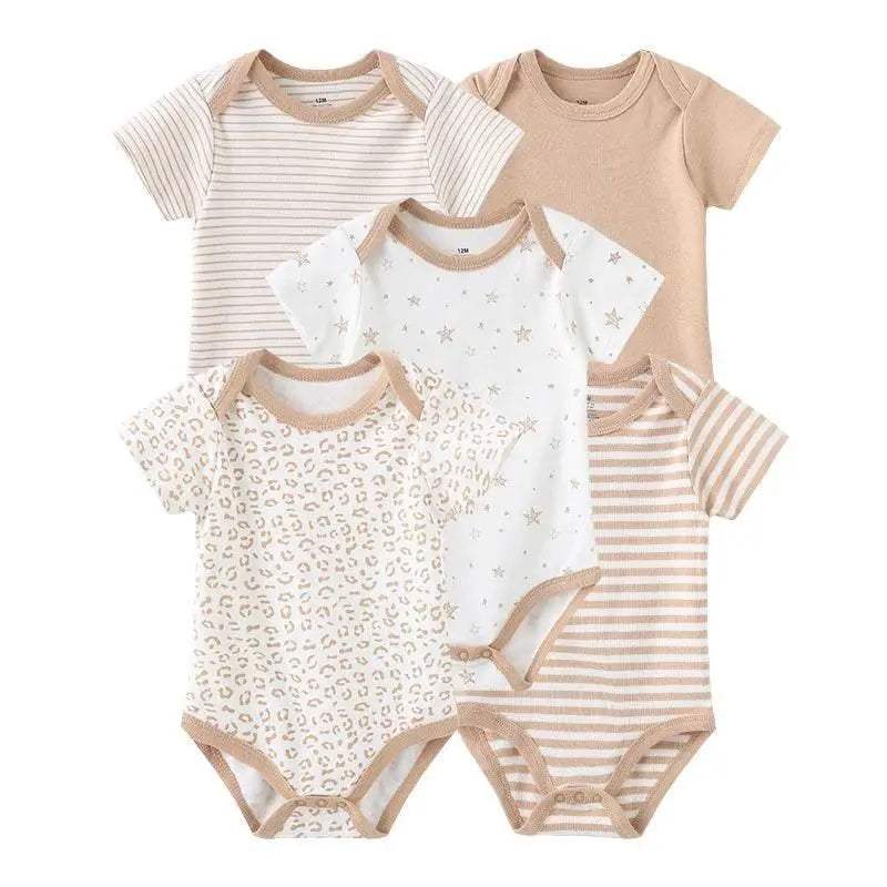  Cozy Baby Bodysuits Five Pack Cartoon Print Toyland EU -  ToylandEU™
