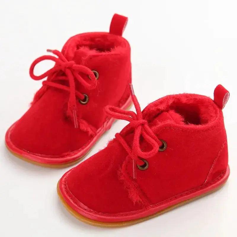  Cozy Baby Boots Lace Up Anti Slip 0-18M Toyland EU -  ToylandEU™