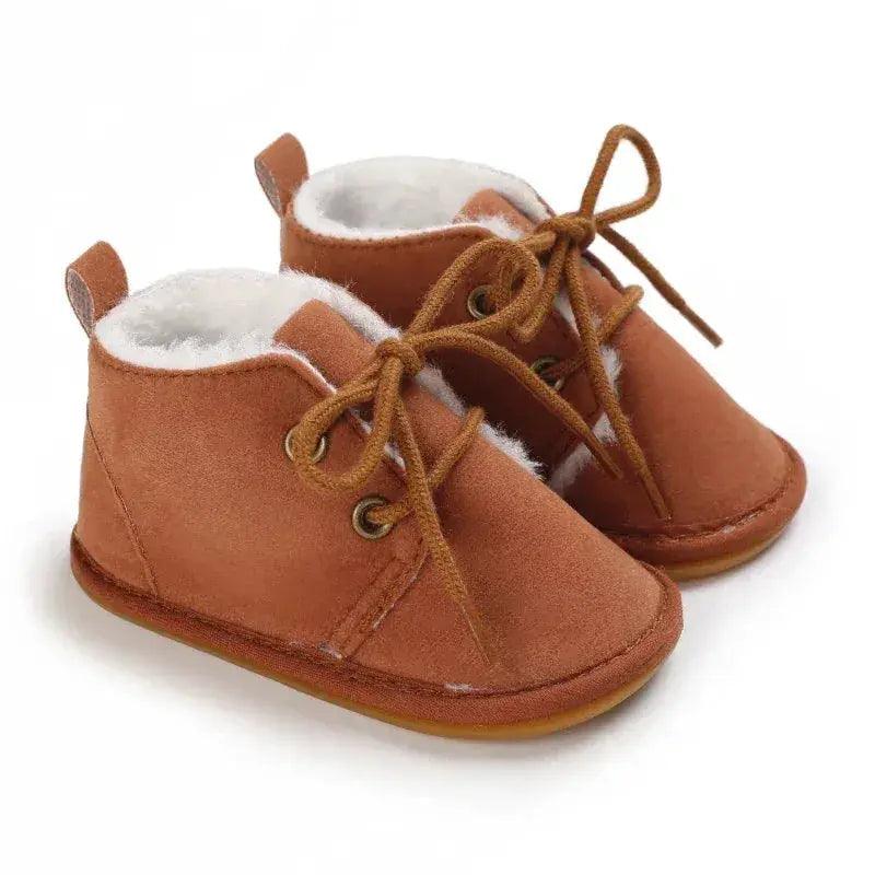  Cozy Baby Boots Lace Up Anti Slip 0-18M Toyland EU -  ToylandEU™