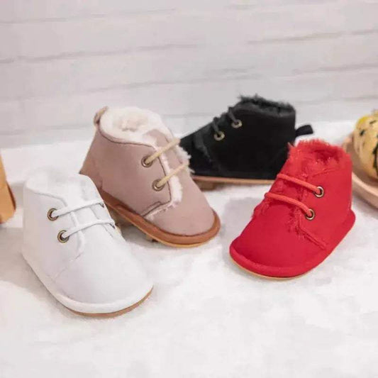  Cozy Baby Boots Lace Up Anti Slip 0-18M Toyland EU -  ToylandEU™