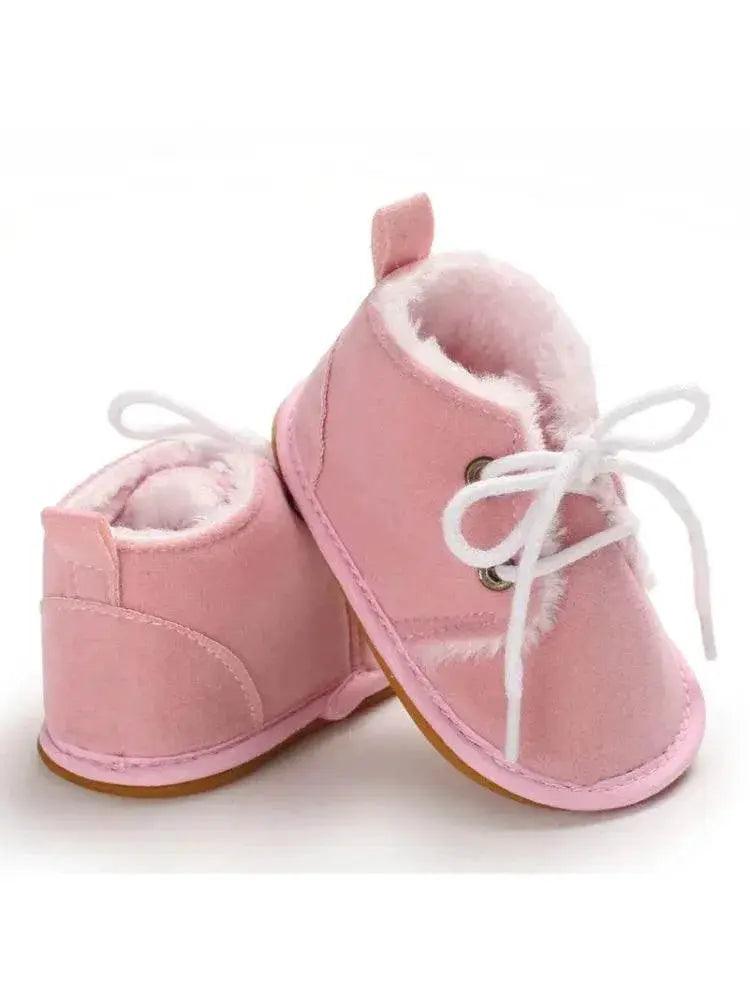  Cozy Baby Boots Lace Up Furry Lining Toyland EU -  ToylandEU™