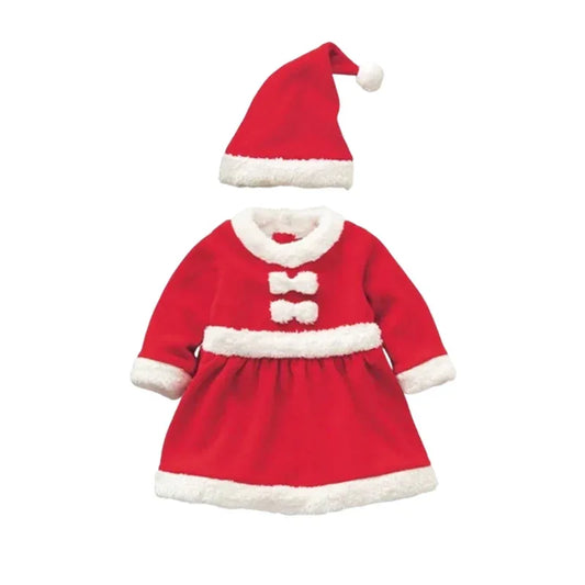 Cozy Baby Costume Romper Hooded Santa Claus Unisex For Christmas Festivities - ToylandEU