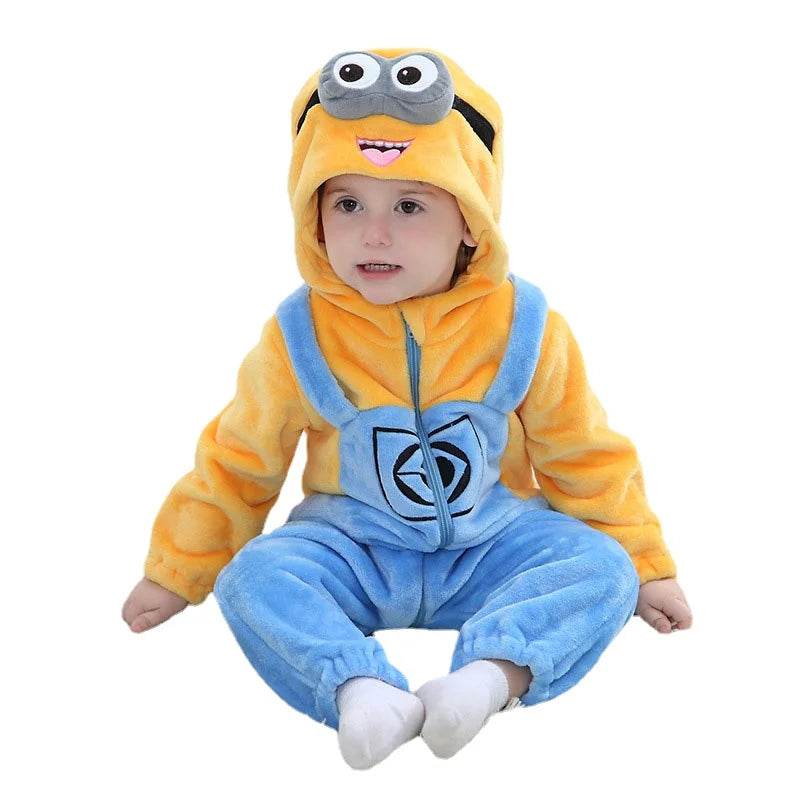 Cozy Baby Kigurumi Romper Minions Unisex Newborn Pajama - ToylandEU