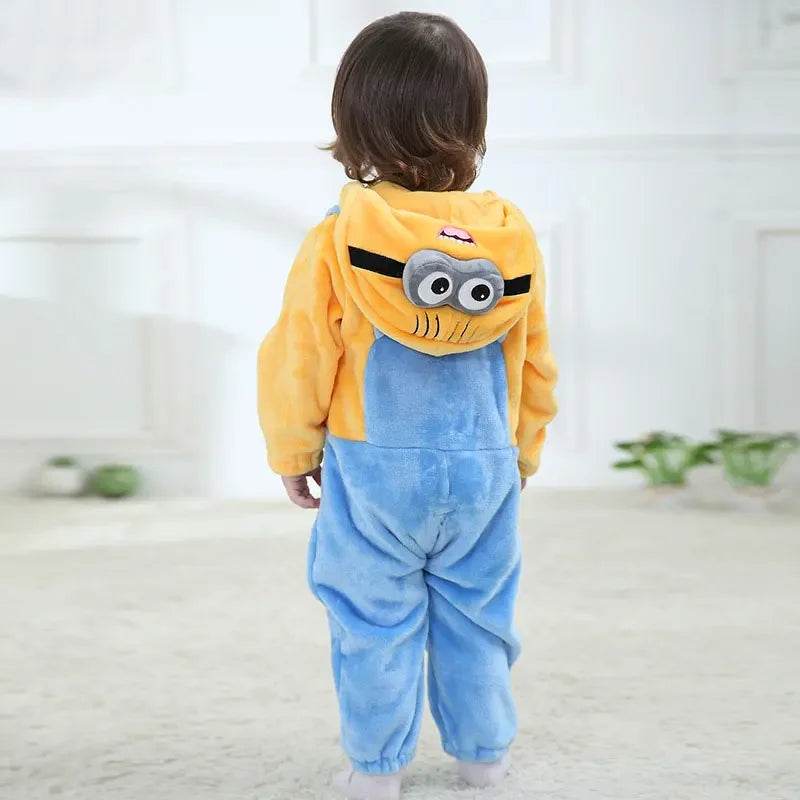 Cozy Baby Kigurumi Romper Minions Unisex Newborn Pajama - ToylandEU