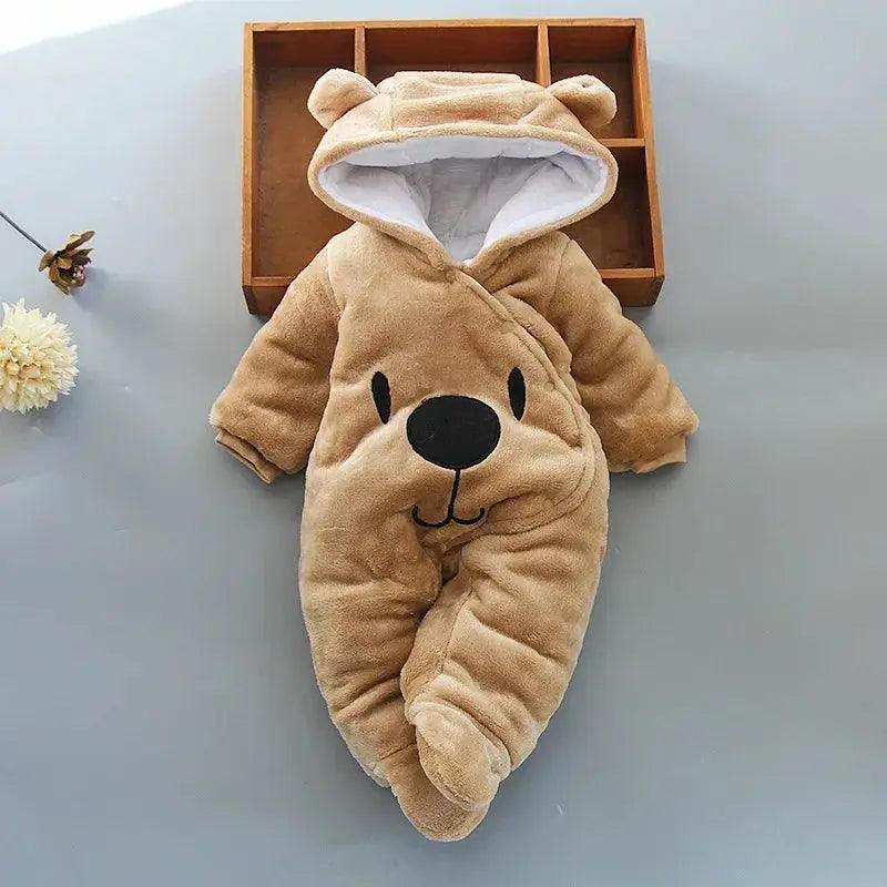  Cozy Baby Romper Hooded 0To1Y Thick Cotton Toyland EU -  ToylandEU™