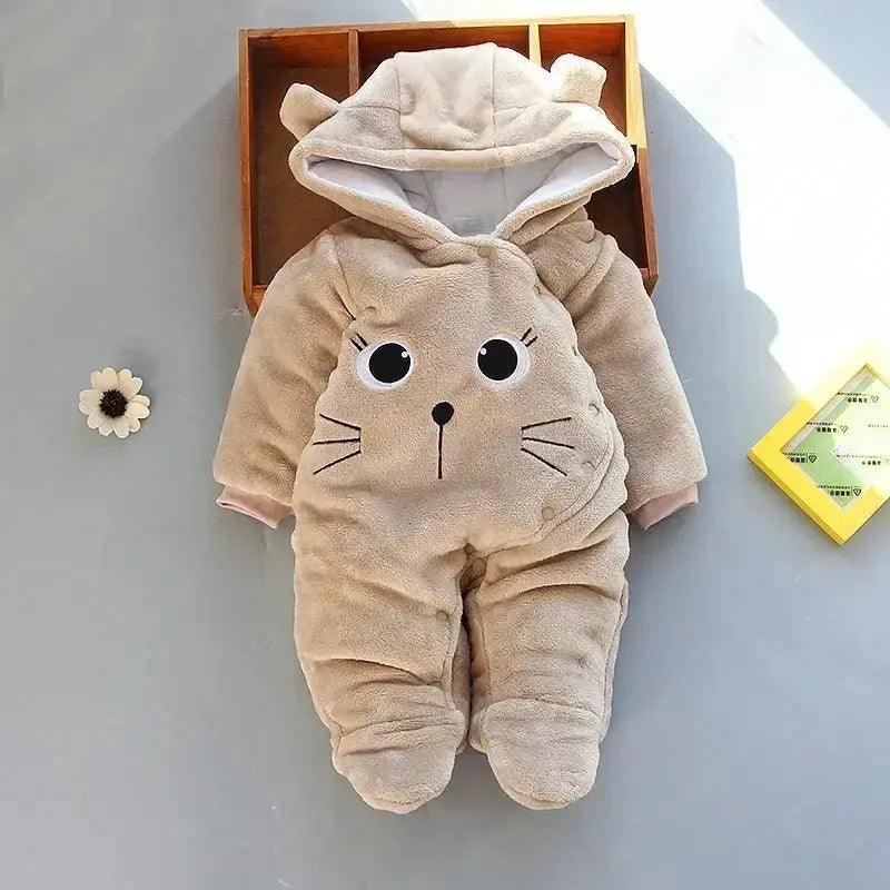  Cozy Baby Romper Hooded 0To1Y Thick Cotton Toyland EU -  ToylandEU™