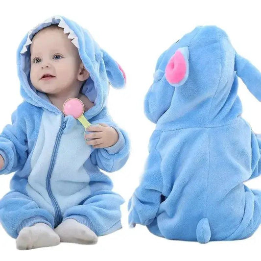  Cozy Baby Romper Hooded Zippered Flannel Toyland EU -  ToylandEU™