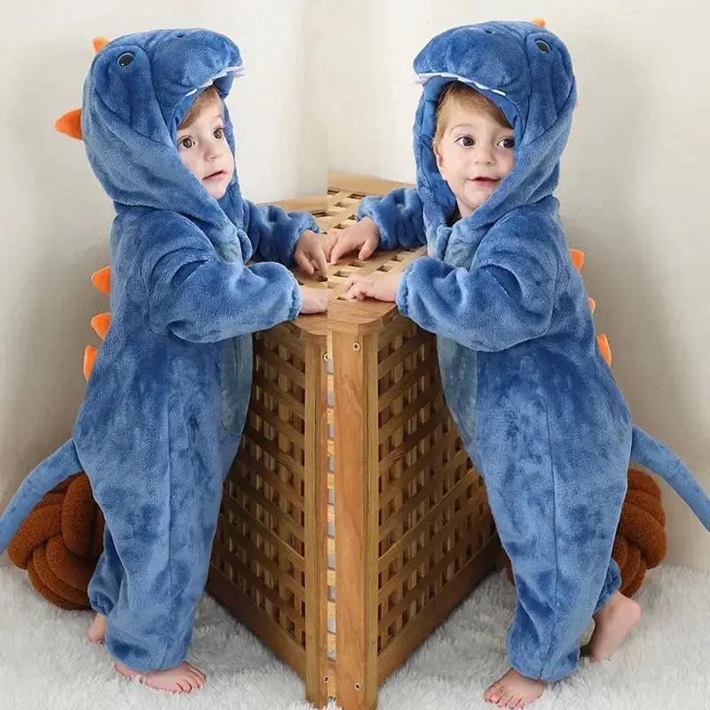  Cozy Baby Romper Hooded Zippered Flannel Toyland EU -  ToylandEU™